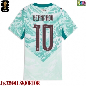 Portugal Bernardo Silva #10 Bortatröja Dam VM 2026 Kortärmad